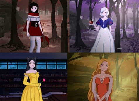 rwby allusions|rwby fairy tale references.